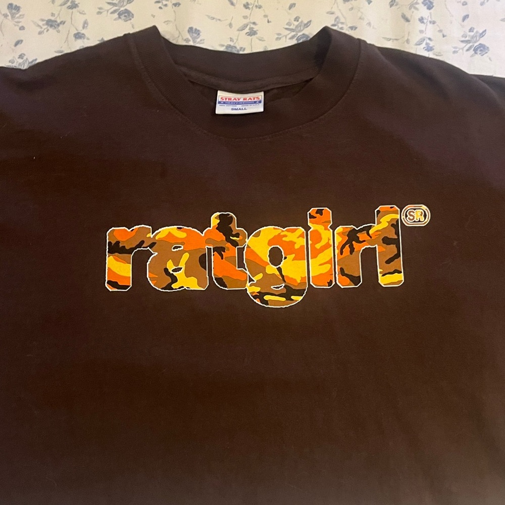 STRAY RATS CAMO RATGIRL T SHIRT - Picture 4 of 5
